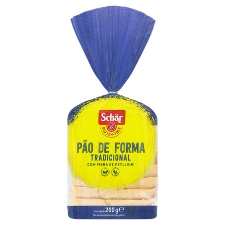 Pão schar tradicional sem glúten 200g