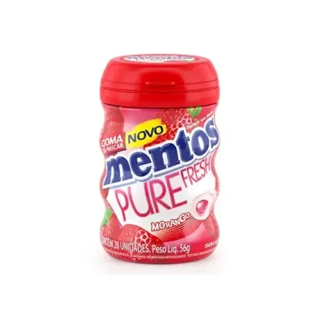 MENTOS GR P.FRESH MORANGO 56G