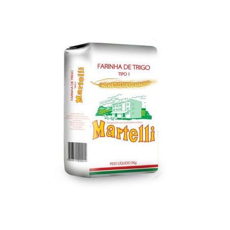 Farinha trigo martelli 5kg