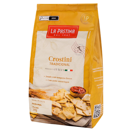BISC.CROSTINI LA PASTINA 200G TRADICIONAL