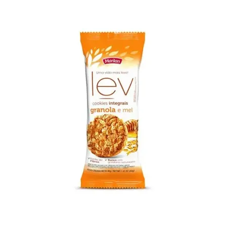 Biscoito Cookies Marilan 60g Integral Granola Mel