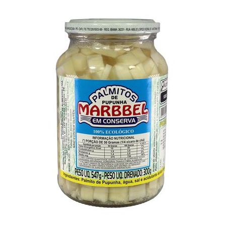 Palmitos Marbbel Picado 300g Pupunha