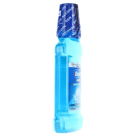 Enxaguatório Bucal Oral-b Menta Refrescante com Flúor Zero Álcool Frasco 250ml 360-29