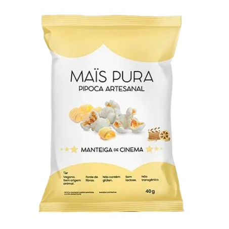 Pipoca Mais Pura Manteiga de Cinema 40G