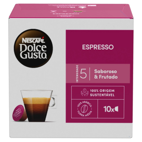 Cápsula Dolce Gusto 60g - Espresso - 10 Cápsulas