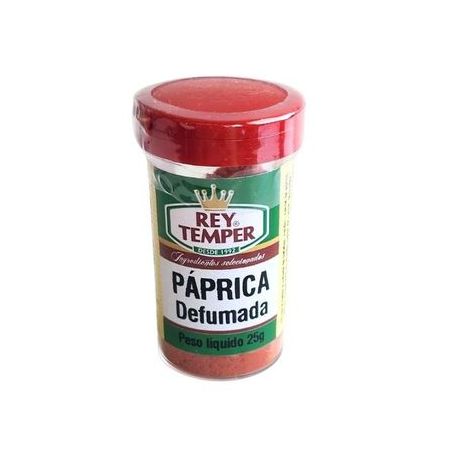CONDIMENTOS REY TEMPER PÁPRICA DEFUMADA POTE 25G