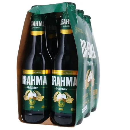 Cerveja Brahma Malzbier Long Neck 355ml C/6 360-11