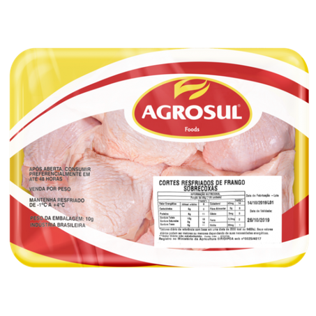 Sobrecoxa agrosul resfriada bandeja