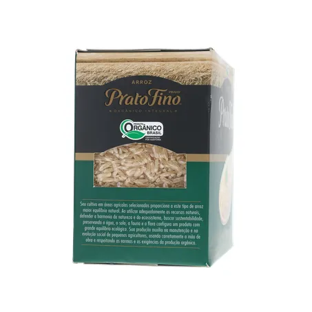 ARROZ PRATO FINO 500G ORGANICO 360-28