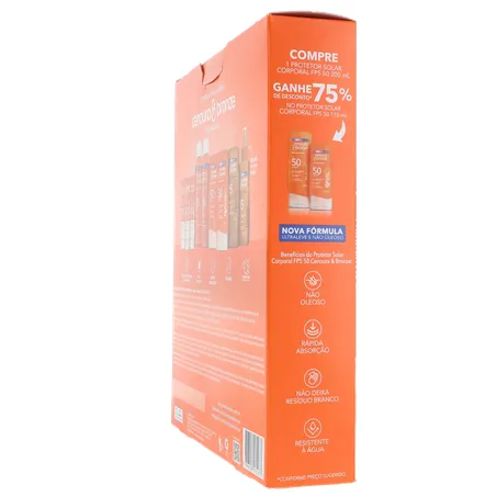 Protetor solar corporal cenoura e bronze 360-25