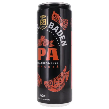 Cerveja IPA Baden Baden Puro Malte Maracujá Lata 350ml 360-4