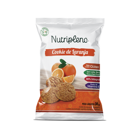 COOKIE INT LARANJA 30G -NUTRIPLENO