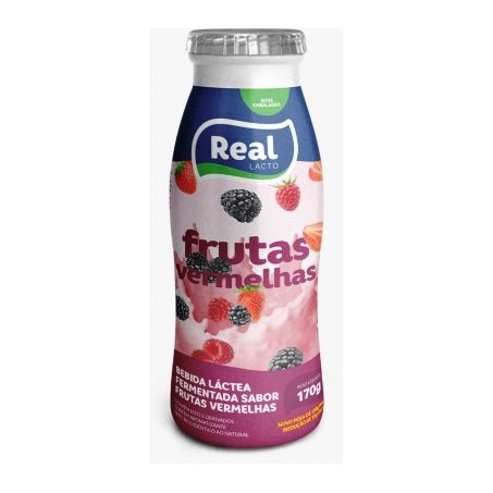 Bebida láctea real frutas vermelhas 150g
