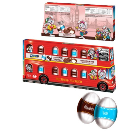 Chocolate Montevergine Ônibus London 110G