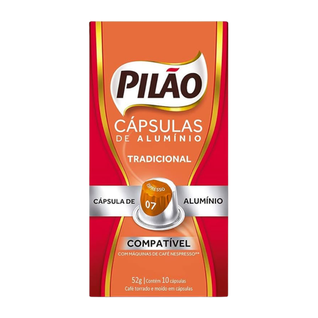 Cápsula Pilão Expresso Tradicional 10un 52g 
 