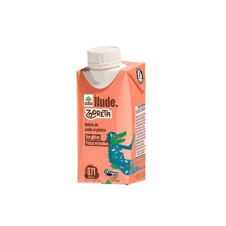 BEBIDA AVEIA NUDE FRUTAS VERMELHAS 200ML