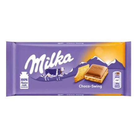 CHOCOLATE  MILKA CHOCO SWING BISCUIT 100G