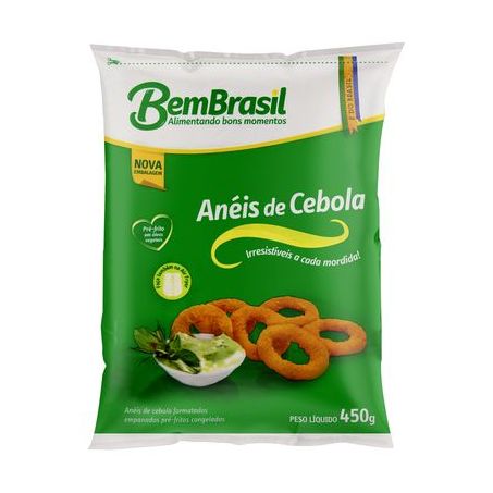 Aneis de cebola bem brasil 400g empanad