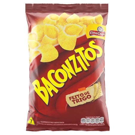 Salgadinho bacon elma chips baconzitos