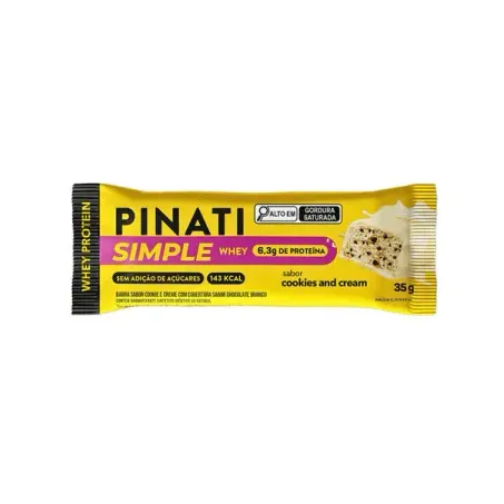 BARRA COOKIES AND CREAM SIMPLE WHEY PINATI 35 G   