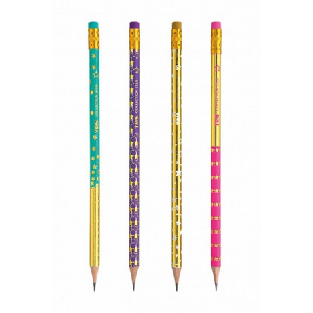 ESCOLAR LAPIS TRIS BORRACHA STAR UN