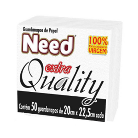 GUARDANAPO PAPEL NEED QUALITY 20X22,5 50 UNID