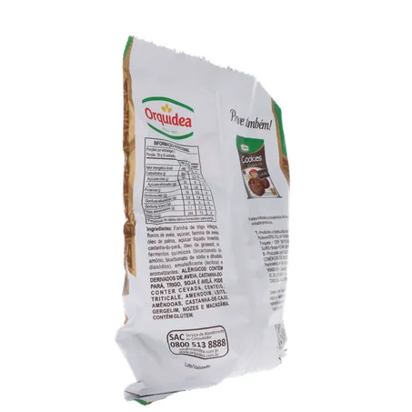 Cookies orquídea integral castanha e aveia 150g 360-13