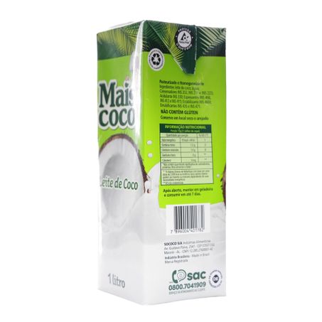 Leite coco mais coco tp 1lt 360-10