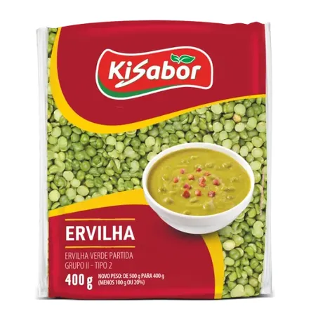 Ervilha Partida Kisabor 400g