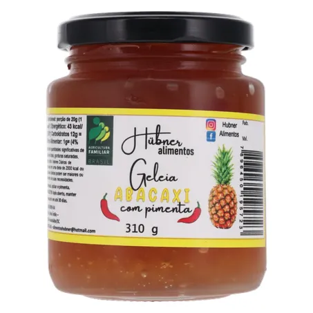 Geleia hubner abacaxi com pimenta 310g 360-0