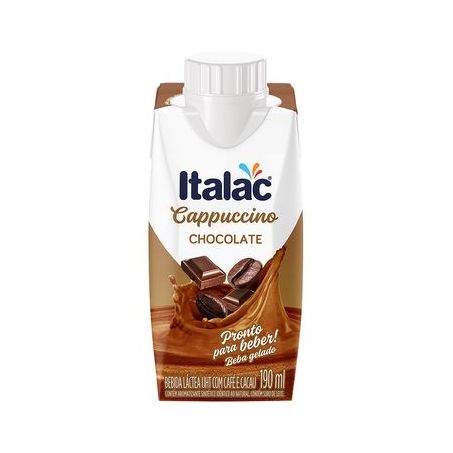 BEBIDA LACTEA UHT ITALAC 190ML CAPPUCCINO CHOC
