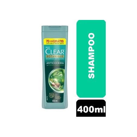 Shampoo clear men botanique anticoceira 400ml