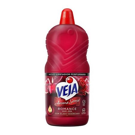Limpador Perfumado Veja Romance Rosa e Romã Frasco 2l 
 