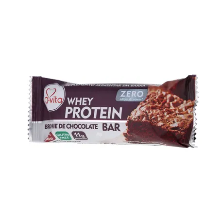 BARRA WHEY PROTEIN Q-VITA BROWNIE DE CHOCOLATE ZERO ADIÇÃO DE AÇÚCAR 36G 360-2