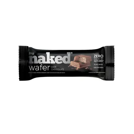 Naked Wafer Chocolate Amargo 26g