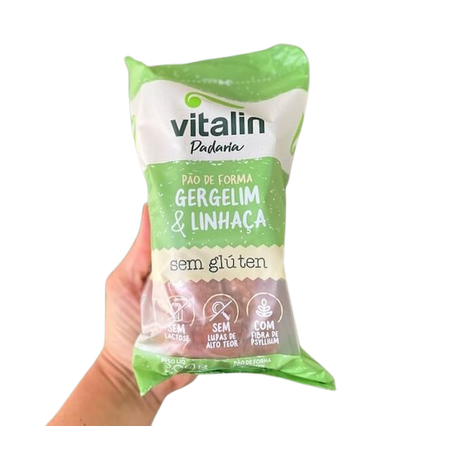 Pao de forma vitalin gergelim linhaca sg