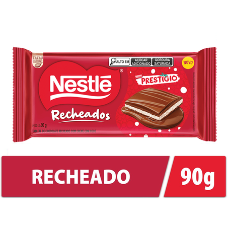CHOCOLATE NESTLÉ RECHEADO PRESTÍGIO 90G 