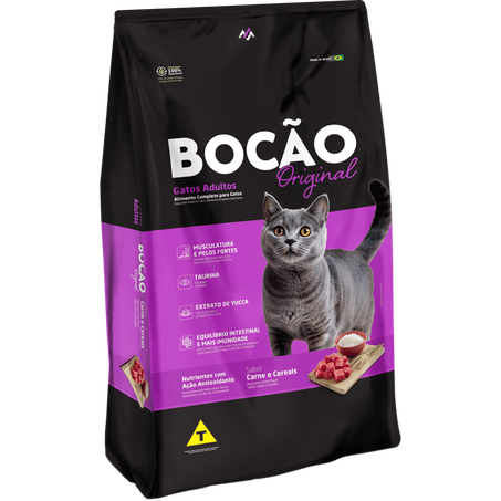 Ração Bocão Original Gatos Adultos 25Kg