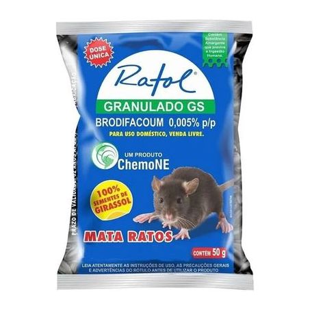 ISCA RATOL PET MAR GRANULADO MATA RATOS 50G