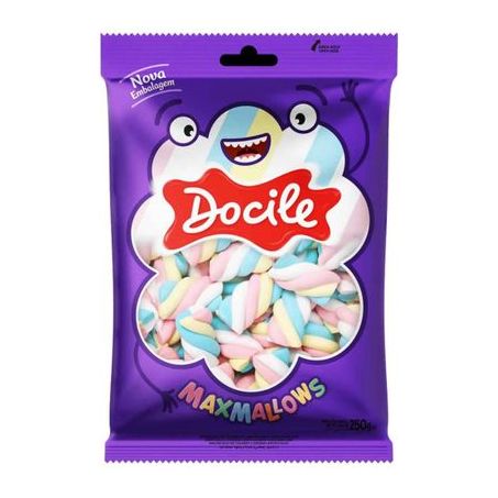 Marshmallow Twist Color Docile Baunilha Embalagem 250G