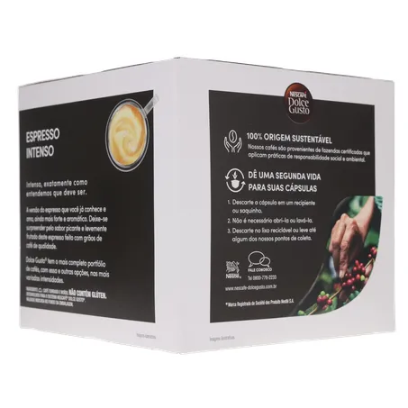CAFÉ CÁPSULAS DOLCE GUSTO ESPRESSO INTENSO C/10 UN 360-14