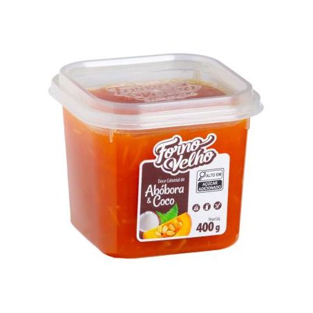 Doce Colonial de Abóbora & Coco Forno Velho Pote 400gr