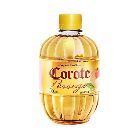 Coquetel corote 500ml pessego pet