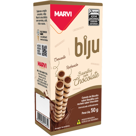 Canudo marvi 50g baunilha/chocolate