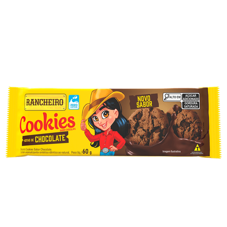 Cookies rancheiro chocolate 60g