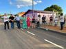 Moradores comemoram a inauguração de mais uma pavimentação em Campo Erê