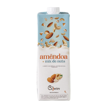 L.VEGETAL.CAJUEIRO AMENDOAS 1LT MIX NUTS