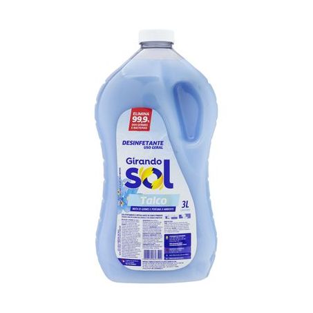 Desinfetante Girando Sol talco 3l