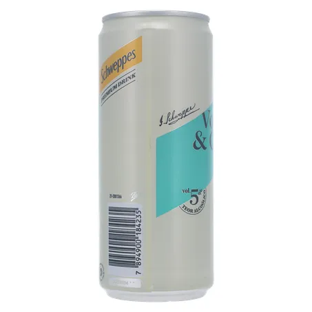 Bebida Mista Alcoólica Schweppes Vodka & Citrus Premium Lata 310ml 360-27