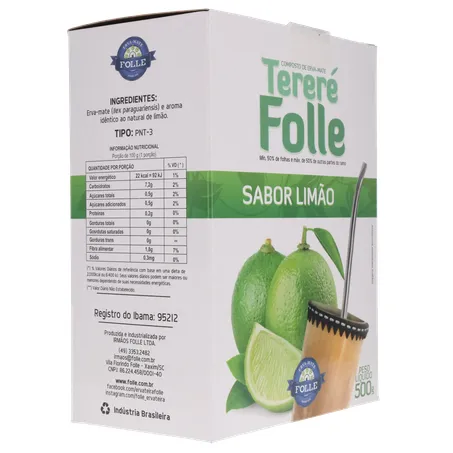 Erva tererê folle limão 500g 360-13